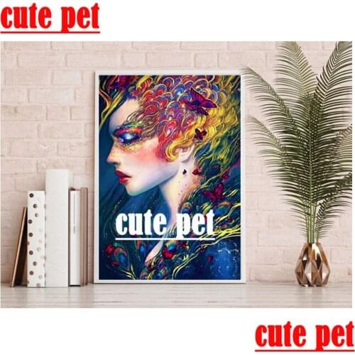 5d puzzle Peacock girl Art painting diamond painting Diy diamond embroidery cross stitch decorative painting full diamond Mosaic