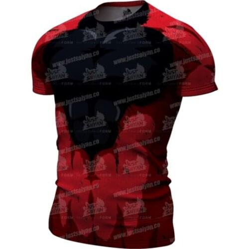 2021 summer high-quality short-sleeved fitness tights training running gym fitness clothes T-shirt quick-drying breathable