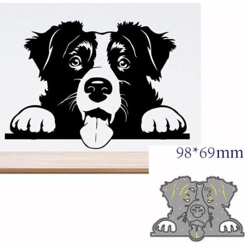 Metal cutting dies cut die mold dog decoration Scrapbook paper craft knife mould blade punch stencils dies