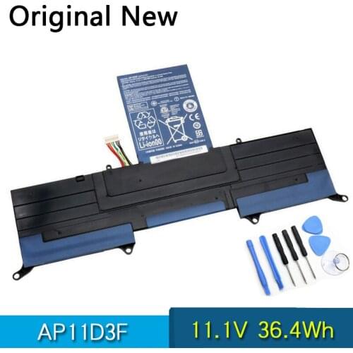 NEW Original AP11D3F AP11D4F Laptop Battery For Acer Aspire S3 Ultrabook 13.3 S3 S3-951 S3-391 MS2346 11.1V 36.4Wh
