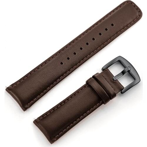 Genuine Leather Watch Band 22mm Substitute for Samsung Gear S3 Classic / Frontier Quick Release Strap Wrist Belt Professional