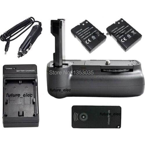 Vertical Power Shutter Battery Hand Handle Grip For Nikon D3100 D3200 D5100 D5200 SLR as MB-D31+IR Remote+2x EN-EL14+Car Charger