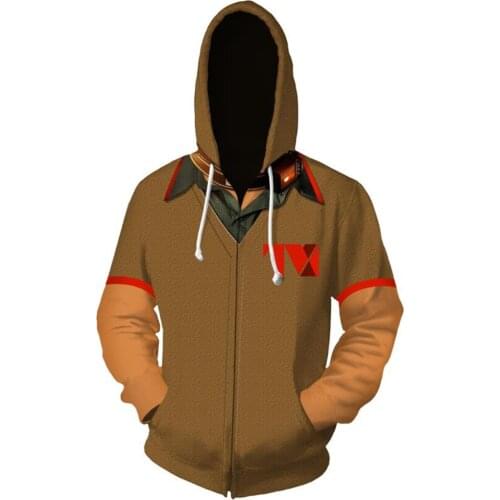 Loki Cosplay Hoodie 3D Printed Hooded Sweatshirt Men Women Casual Streetwear Zip Up Jacket Coat