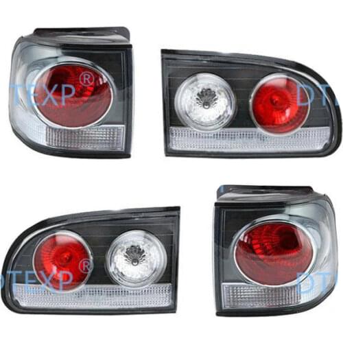 4 pieces Full set Tail Light for DELICA L400 Warning Lamp for van Tail lamp FULL SET WITH BULBS Rear PD8W Warning Lights PE8W