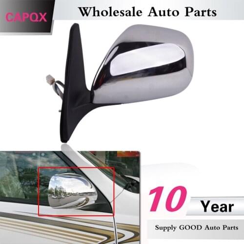 CAPQX rearview mirror with electrical folding For LAND CRUISER PRADO GRJ120 RZJ120 TRJ120 KZJ120 2002-2006 outside mirror 5pin