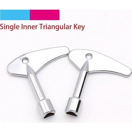 1pcs Universal Switch Key Wrench Internal Triangle Socket Spanner Key Elevator Cabinet Cupboard Box Bottle Opener Accessories