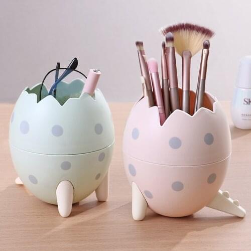 1PC Dinosaur Egg Shape Multifunctional Pen Holder Creative Storage Rack Gift Box Storage Box School Office Desk Accessories