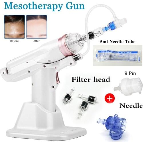 20pcs 5/9 pins Disposable Injection pinhead Meso gun Negative Pressure Cartridge Needles Tip for EZ Vacuum Mesotherapy meso gun