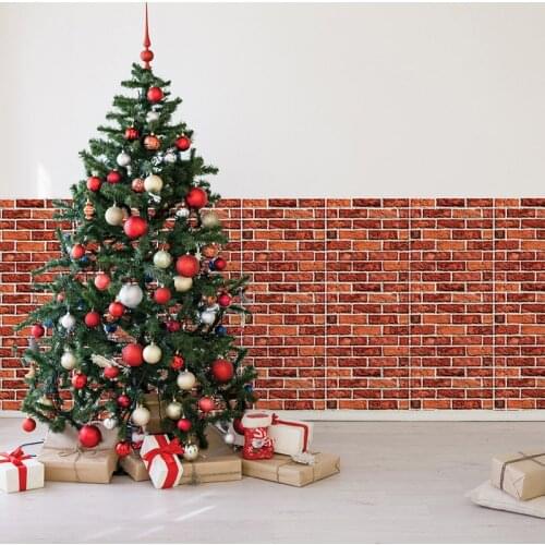 3D Wall Panels Foam Brick Tiles Peel and Stick Planks for Living Room Bedroom TV Background Wall Decor Self Adhesive Wallpaper