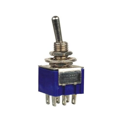 50pcs 3-Pin SPDT ON-OFF-ON Toggle Switch 6A 125VAC