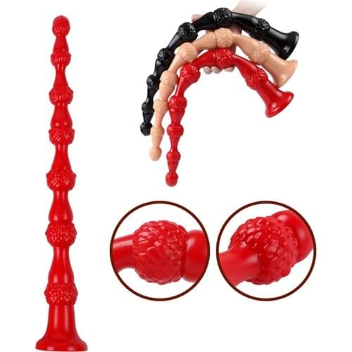 Anus Backyard Beads Anal Balls Long Anal Plug With Suction Cup Prostata Massage Butt Plug Sex Toys for Women Men Adults Products
