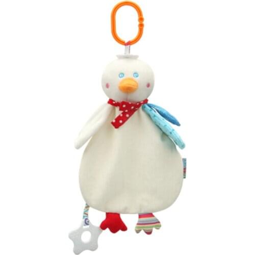 Baby Striped Rabbit Appease Towel Toddler Infant Elephant Blanket Soothing Towel Kid Bed Plush Early Education Development Toy