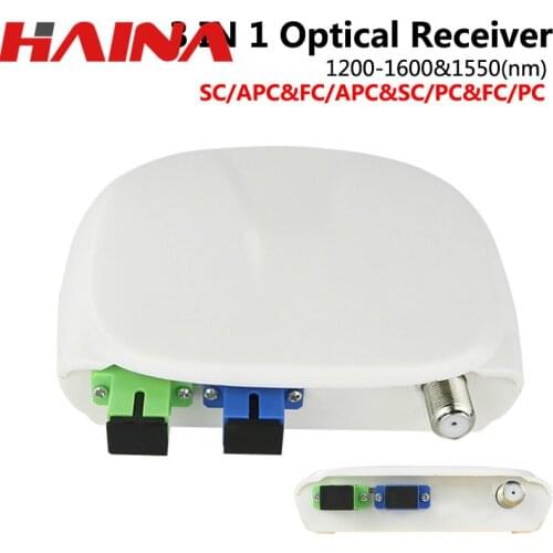 FTTH CATV Optical Receiver WDM Fiber-in-the-home Small Household Optical Receiver Triple Play For Huawei TP-LINK