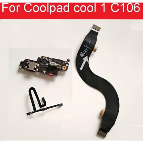 Power Volume & MainBoard Flex Cable For Letv leEco Coolpad Cool 1 Dual C106 C106-7 C106-8 C106-9 Charger USB Jack Board Parts