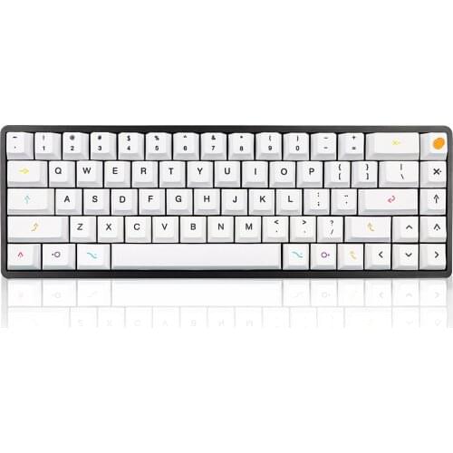 Fruits Keycap White Theme Minimalist Style Suitable Cherry Profile For 61/64/68/75/84/RK836/87/96/980/108 Keyboard Keycaps
