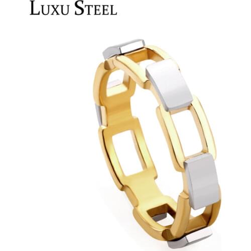 LUXUSTEEL Women's Rings