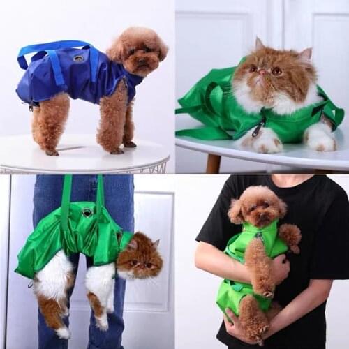 Medical Cat Fixed Bag Pet Scissors Nail Prevent Scratching Biting Clean ears Take medicine Beauty Products Dog Carrying Pouch