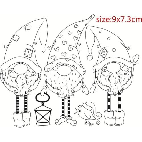 Santa Claus Metal Cutting Dies And Stamps Dies For Scrapbooking Album Embossing New Dies For