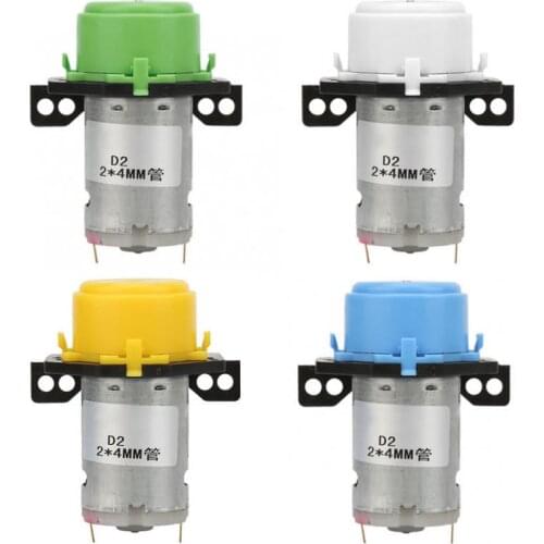 DC 6V 2*4mm Micro Water Liquid Peristaltic Pump For Aquarium Lab Analytical