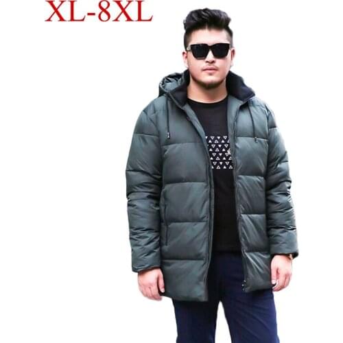 10XL 8XL New Brand Russia Winter Men Casual 90% White Duck Down Jacket Mens Down Jackets And Coats Warm Jackets Down Overcoat