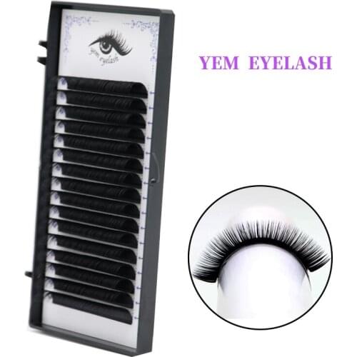 0.07mm C ,16Rows,Faux mink individual eyelash extension, volume lashes extension for professionals,soft mink eyelash extension