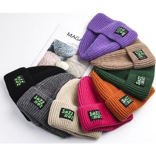 New Candy Colors Winter Hat Mens Hats Womens Autumn And Winter All-Match Warmth Thick Knitted Hats Women Knitted Hat Warm Hat