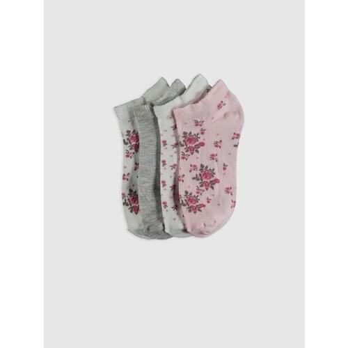 Womens Booties Socks-4 Pcs-LC Waikiki