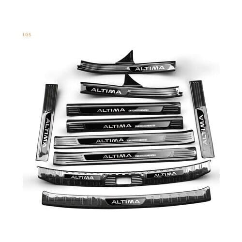 Stainless steel threshold bar trunk threshold guard anti-scratch protection Car styling For Nissan ALTIMA 2019 -2020