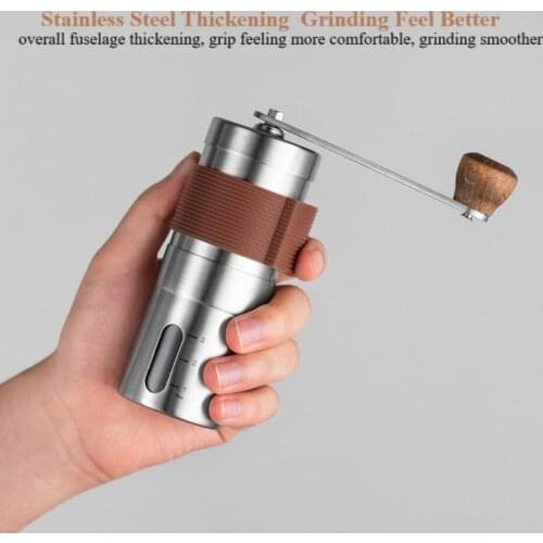 Portable Manual Stainless Steel Hand Crank Coffee Grinder Coffee Bean Mill Easy Clean Kitchen Tools Coffee Machine cocina