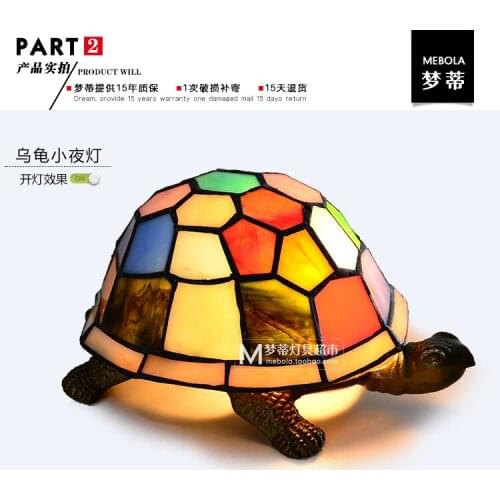 Tiffany bar KTV bedroom bedside Nightlight dining room decoration lamp