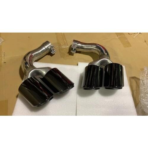 Applied to New 18-21 Porsche Cayenne Coupe Sports Three Layer Tailpipe Macan Four Outlet Exhaust