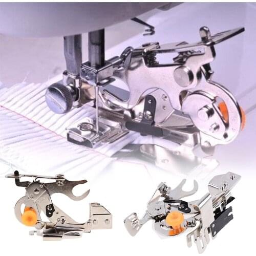 Metal Ruffler Sewing Machine Presser Foot for Household Sewing Machine Sewing Tools For Cloth Accessory Stitcher DIY Hand Crafts