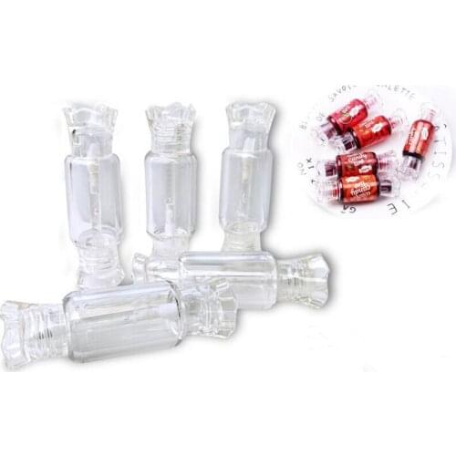 New Arrival DIY Empty Gloss Tubes With Brush 8ml Plastic Cute Candy Shape Lip Gloss Tubes Cosmetic Sample Containers 20pcs/lot