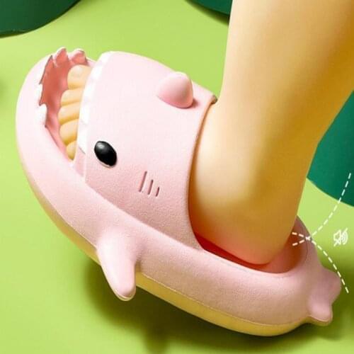 Shark Summer Childrens Slippers Rainbow Shoes for Kids Toddler Baby Outdoor EVA Cartoon Print Cute Flat Heels Beach Sandals