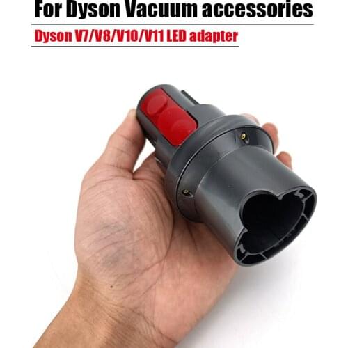 LED lighting adapter for Dyson V11 V10 accessories handheld vacuum cleaner V7 V8 original brush head hose connector spare parts