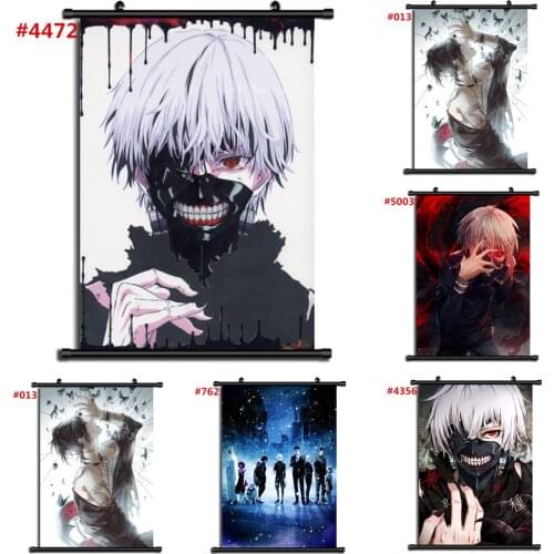Tokyo Ghoul Kaneki Ken Anime Manga Wall Poster Scroll Home Decoration Wall Art