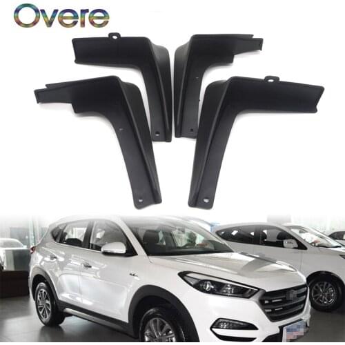 OVERE Car Front Rear Mudguards For 2016 2017 Hyundai Tucson TL Model Car-styling Mudflap Accessories 1Set/4Pcs Splash Guard