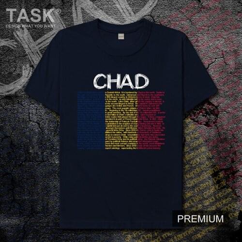 Chad national team printing mens t shirt tops Short Sleeve T-shirt mens casual sports clothes cotton t-shirt TCD Chadian TChad