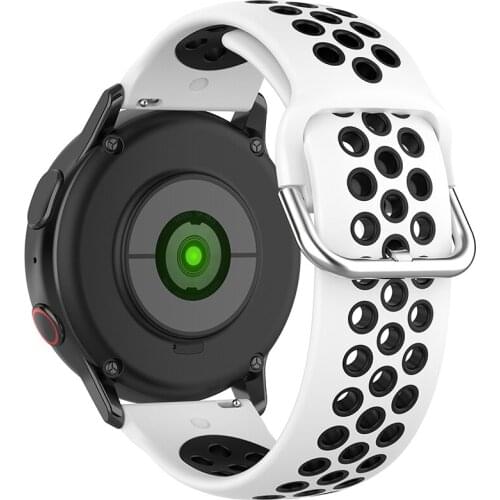 For Samsung Galaxy Watch 20 mm Active 2 Sport S2Classic Silicone Bracelet Sports Band Strap replacement For Samsung Gear S2strap