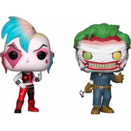 The Punk Harlequin 233# the joker 272# PVC Action Figure Collectible Model toys