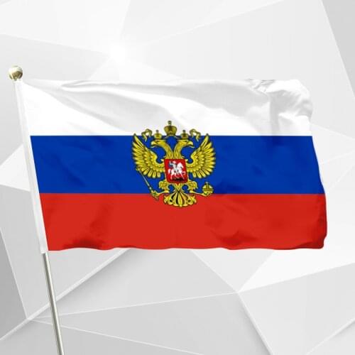 Commander in Chief of Russia Flag 90 x 150 cm 3 x 5 Ft 100D Polyester Russian Federation Flags And Banners