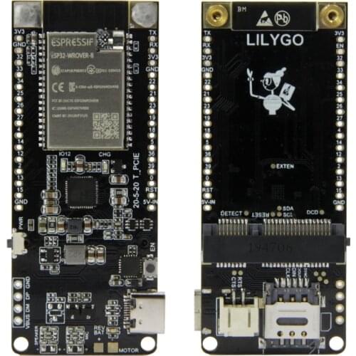 Official TTGO T-PCIE ESP32-WROVER-B AXP192 Chip WIFI Bluetooth Nano Card SIM Series Composable Development Board Hardware