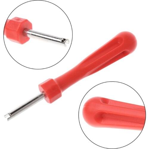 QILEJVS AUTO Car-styling Slotted Handle Tire Valve Stem Core Remover Screwdriver Tire Repair Install Tool