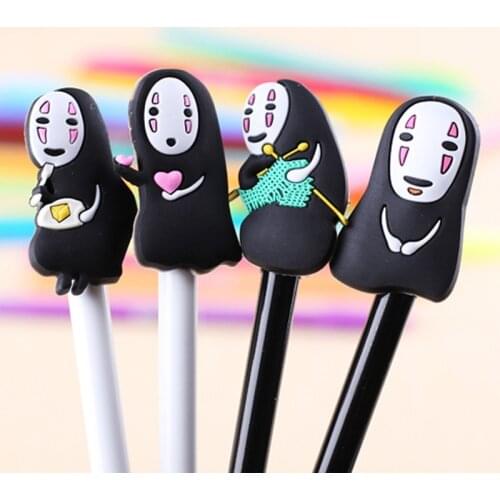 3Pcs/lot Japanese Cute Gel Pen Black ink Pen 0.5mm Writing Supplies School Office Supplies Stationery