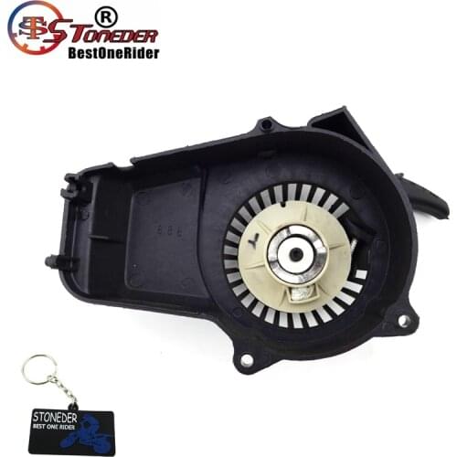 STONEDER Black Plastic Dirt ATV Pull Starter Recoil For 47cc 49cc Engine Minimoto Pocket Bike Mini Moto Quad 4 Wheeler 2 Stroke