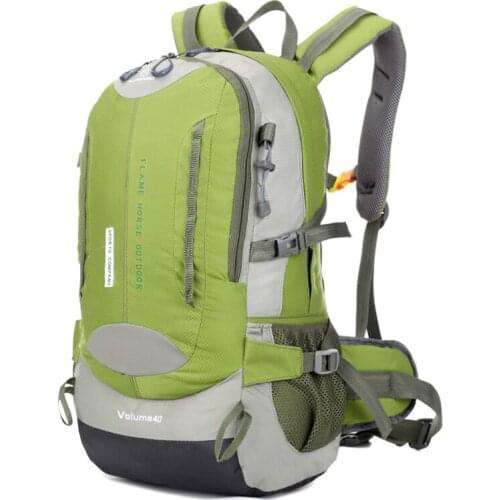 News 40L Outdoor Nylon Waterproof Mountain Trekking Bags Climbing Hiking Camping Knapsack for Travel Cycling Rucksack Sports Bag