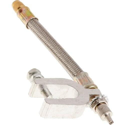 Car Tire Stem Extender Tyre Valve Extension Adaptor with Aluminum Clamp