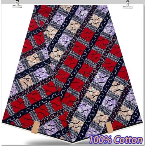 High Quality African Women wax prints fabric veritable Ankara wax Nigerian Style 100% cotton African wax fabrics XT524