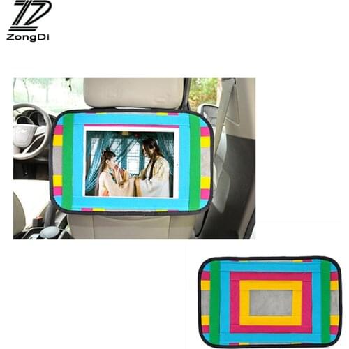 ZD 1X Car Styling seat back trunk phone ipad computer holder for BMW e46 e39 e36 Audi a4 b6 a3 a6 c5 Renault duster Lada granta