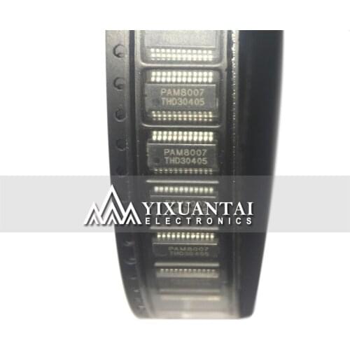 10pcs/lot 50pcs/lot 100pcs/lot Free shipping 100% original PAM8007NHR PAM8007 8007 SSOP24